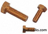 Brass hexagon head set screw,M5x20mm (1 Bag of 100)