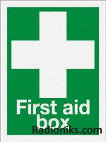 SAVlabel  First aid box 200x150mm (1 Pack of 5)