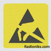 Antistatic ESD logo paper label,12x12mm (1 Reel of 1)