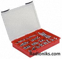 A2 s/steel cap head skt screw kit,M6-M12 (1 Kit of 1)