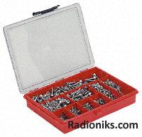 A2 s/steel cap head skt screw kit,M3-M6 (1 Kit of 1)