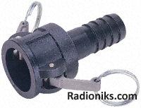 Part C cam lever coupler,1in x 1in hose