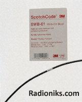 Writeon cable marker book,147x25mm