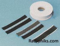 Rubber adhesive loop strip,20mm W (1 Reel of 1)