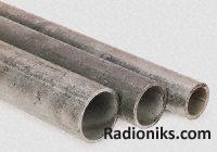 Galvanised steel tube,1000mm Lx25mm bore (1 Pack of 5)