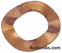 Beryllium copper crinkle washer,M2 (1 Bag of 100)