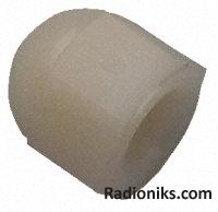 Nylon 6.6 coarse threaded dome nut,M3 (1 Bag of 50)