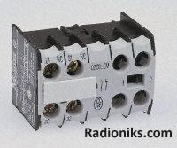 2 NC auxiliary module,10A I(th)