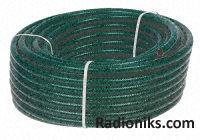 Reinforced PVC hose,Green 30m L 12mm ID (1 Reel of 30 Metre(s))