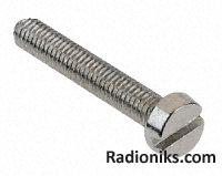 M2.5 X 12 BRASS CH/SCREW (1 Bag of 100)