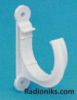 BS5255 PVC-U open pipe clip,1 1/2in (1 Pack of 10)
