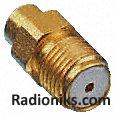 SMA RG402/U cable solder jack