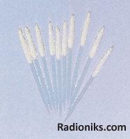 Wrapped foam swabs with small tip