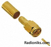 crimp SMA straight plug - RG58 A cable