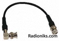 NiPt BNC plug-r/a plug cable,50ohm 1.5m
