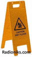 Caution wet floor sign,Yellow