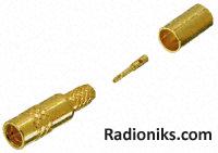 MMCX straight plug for RG174 cable,50ohm