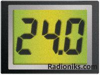 18mm height LED backlit LCD voltmeter