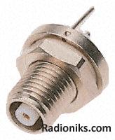 PET100 bulkhead jack-URM43/76 cable50ohm