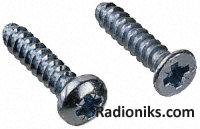 Thread Forming Panhead Screw Kit,250 pcs