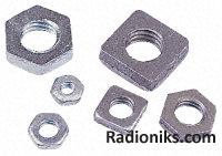 Zn plated steel hexagonal pressed nut,M3 (1 Bag of 100)