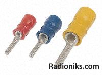 Crimp, wire pin, plastigrip, yellow (Each (In a Pack of 100))