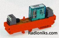 SPDT DIN rail relay,10A 48Vac/dc coil