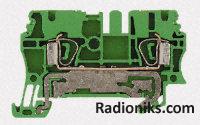 ZPE6 DIN rail earth terminal (1 Pack of 5)