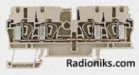 Terminal, DIN rail mounted, ZPE (1 Pack of 5)