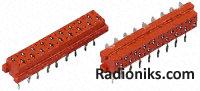 10 way side entry micro-match PCB socket