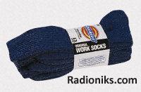 Crew socks,Navy 8-11 size 3 pair (1 Bag of 3)