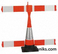 Auto cone,Black/orange 75cm height (1 Pack of 4)
