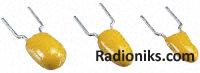 T356 radial tantalum capacitor,10V 100uF