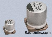 Al electrolytic cap,UR,SMT,6.3V,1000uF