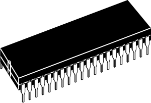 Microcontroller,PIC18F452-I/P 40MHz