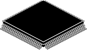 Triple 8-bit ADC 80MSPS TQFP100 THS8083A