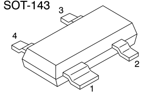 N-channel MOSFET RF BF994S,25MHz 5pcs