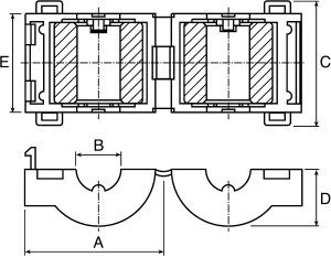 43 material round cable snap-it kit