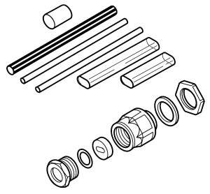 Connection and end seal termination kit