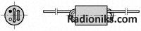 Multi turn ferrite core,845ohm 100MHz