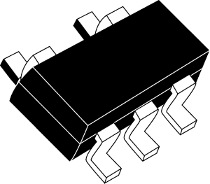 0.3A CMOS LDO 3.3V w/En TS9001SCX5 RF (1 Pack of 1000)