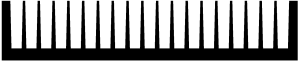 Heatsink,200x100x40mm EM/B/100