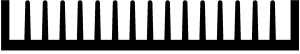 Heatsink,150x75x25mm EW/B/75