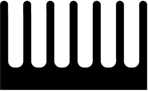 Heatsink,66x100x40mm OS146/B/100