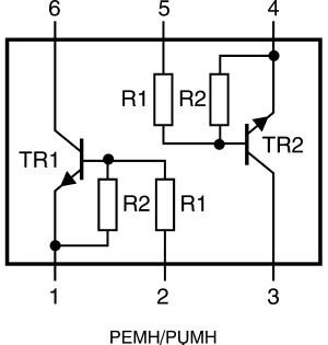 Dual N/N Transistor,22k,22k,SOT-666