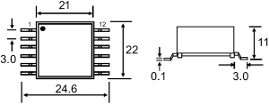 1:1:1:1:1:1 switching transformer SPT03