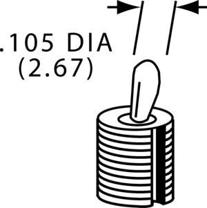 Switch,toggle,1P,(on) off (on),PCB mnt