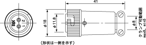 Bayonet sleeve socket, size12 6way