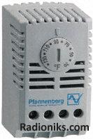 DIN rail thermostat Changeover,0-60DEG C