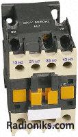 Control relay 4 poles 10A 24VDC AC1 4NO